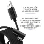 STEALTH 5M USB-C Power Link Cable Compatible with Meta Quest 2