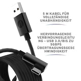 STEALTH 5M USB-C Power Link Cable Compatible with Meta Quest 2