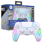 Bluetooth Wireless Controller Dual Vibration Gamepad Gaming Console Controller for PS4 Controller Joystick Luminous Handle