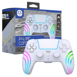 Bluetooth Wireless Controller Dual Vibration Gamepad Gaming Console Controller for PS4 Controller Joystick Luminous Handle