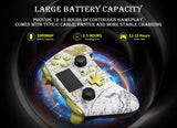 Ps4 Joystick,Wireless Controller For Ps4/Ps3/Pc/Android With Usb Cable/Dual Vibration/Turbo Function/3.5mm Audio/Multi Touch Pad