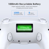 Bluetooth Wireless Controller Dual Vibration Gamepad Gaming Console Controller for PS4 Controller Joystick Luminous Handle