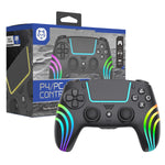 Bluetooth Wireless Controller Dual Vibration Gamepad Gaming Console Controller for PS4 Controller Joystick Luminous Handle