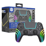 Bluetooth Wireless Controller Dual Vibration Gamepad Gaming Console Controller for PS4 Controller Joystick Luminous Handle