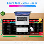 Office Shortcuts Mouse Pad Large Extended for AutoCAD