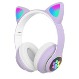 Luminous Bluetooth headset cat ear headset