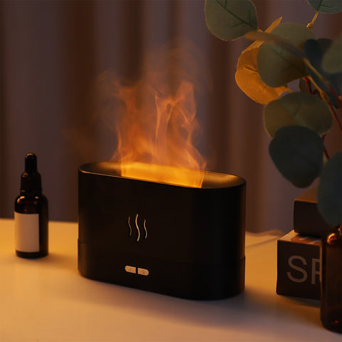 Flame Fire Humidifier Aromatherapy Diffuser Ultrasonic